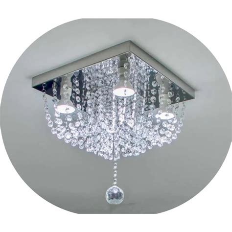 Lustre Cristal Acrilico Para Sala Quarto Corredor Hall 25cm De