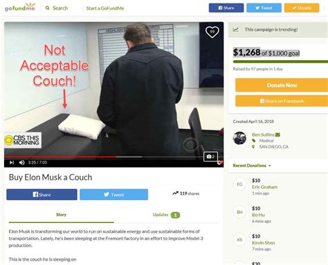 People Have Just Raised Over 1000 To Buy A New Couch For Billionaire