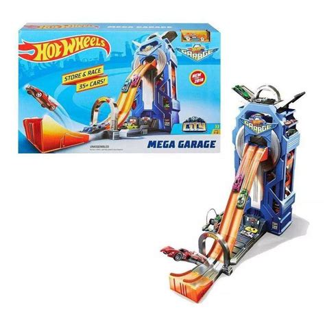 Hot Wheels Pista City Mega Garagem Giratoria Mattel Casas Bahia