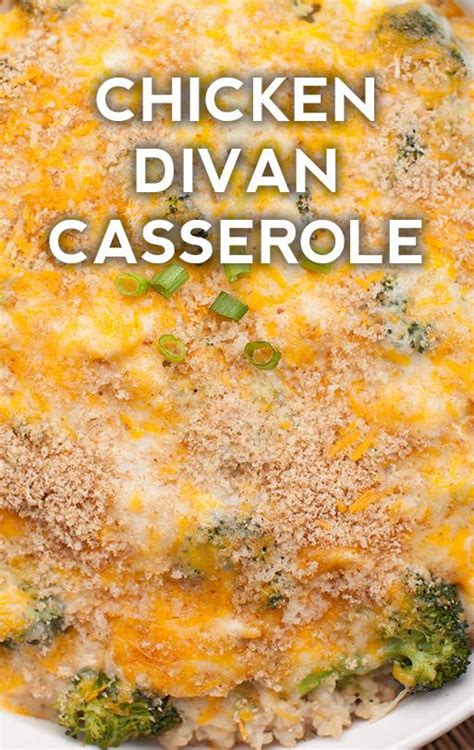 Cheesy Chicken Divan Casserole 99easyrecipes