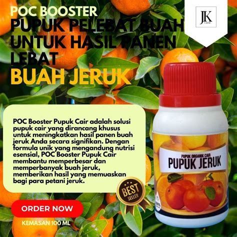 Jual POC Booster Pupuk Organik Cair Buah Dan Sayuran Pupuk Cair Organik