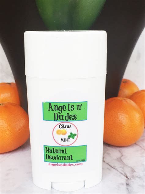 Citrus Mint Natural Deodorant - Angels n Dudes