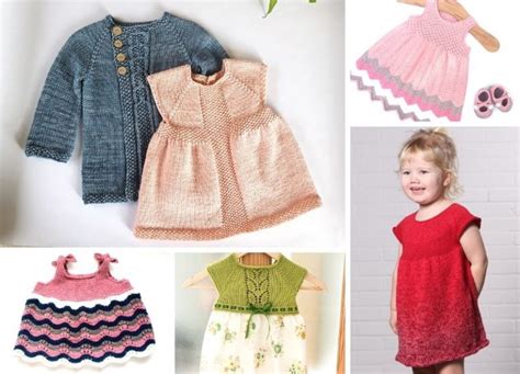 Adorable Comfy Knitted Baby Dresses 1001 Patterns