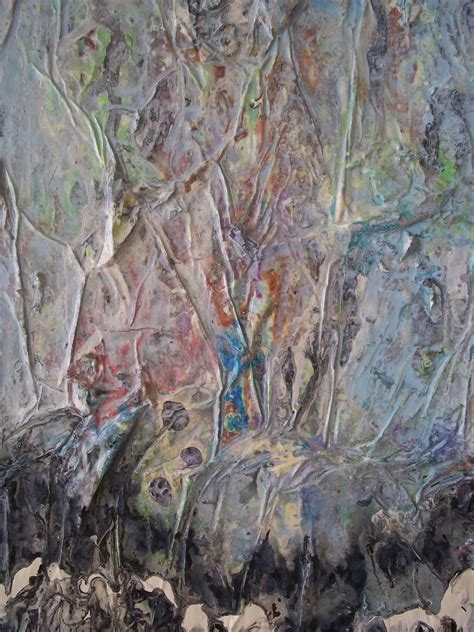 modern20: Abstract Expressionist Painting On Wood