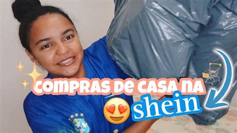 MINHAS PRIMEIRAS COMPRAS NA SHEIN COMPRINHAS PRO LAR YouTube