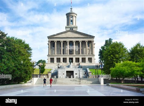 The Tennessee State Capitol Building, Nashville, Tennessee, USA Stock ...