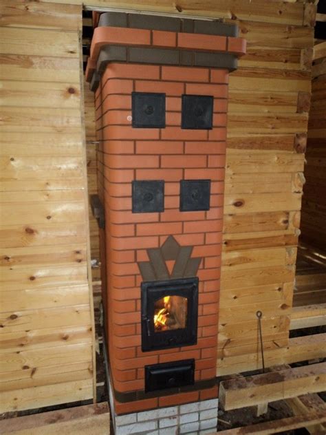 Rustic Brick Oven Fireplace