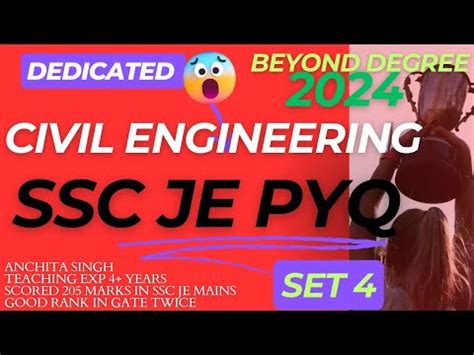 Ssc Je Ssc Je Som Pyq Ssc Je Civil Engineering Previous Year