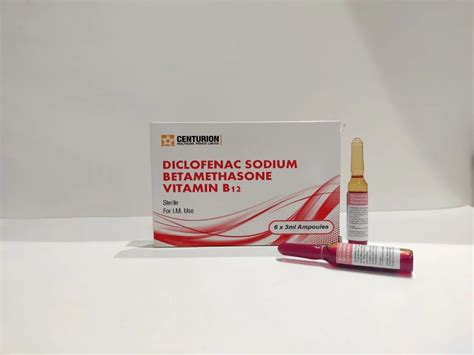 Analgesic Diclofenac Sodium 75 Mg Betamethasone And Vitamin B12