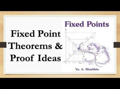 Fixed Point Theorems Including Contraction Mappings And Proof