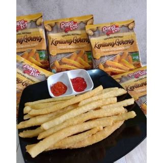 Jual Papatos Tepung Instant Kentang Goreng Instant Crispy Fries Powder