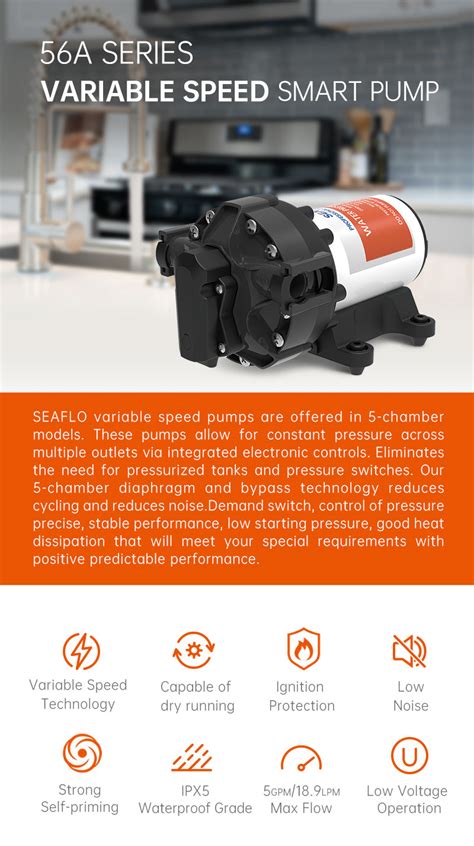 Seaflo Pump 56A Series Variable Speed Smart Pump