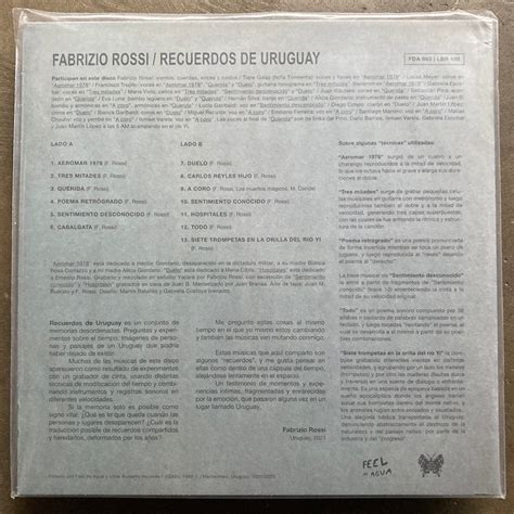 Fabrizio Rossi – Recuerdos De Uruguay – All Night Flight Records