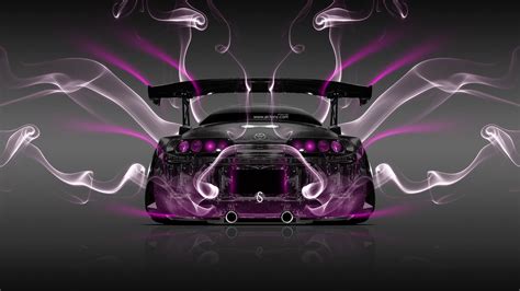 Black And Gray Boombox Super Car Tony Kokhan Colorful Toyota Supra