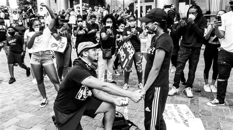 He Proposed To His Girlfriend At A Black Lives Matter Protest To