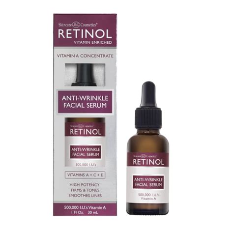 Retinol Anti Wrinkle Facial Serum 1oz