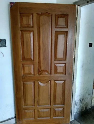 Interior Brown Carved Teak Wood Door For Home At Rs 80 Sq Ft In