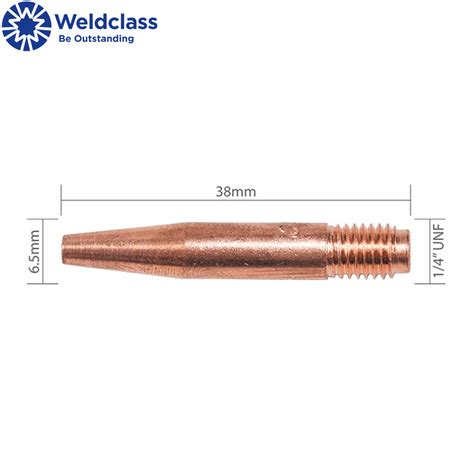 P Tw T Weldclass Mig Contact Tips Tapered Tweco Style Pk