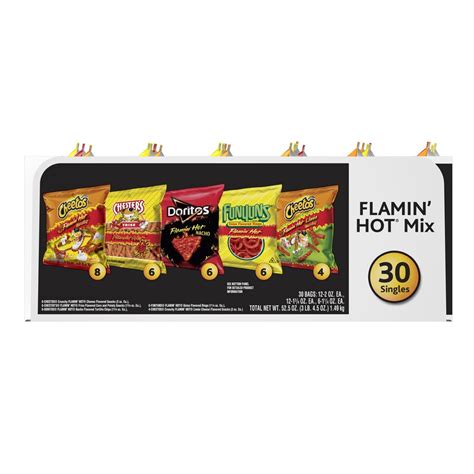 Frito Lay Flamin Hot Variety Pack Chips Ct Shipt