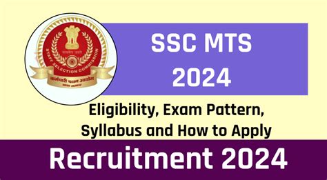 Ssc Mts Notification Check Eligibility Exam Pattern