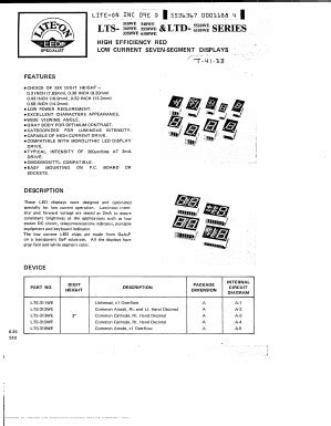 LTE 546WE Datasheet PDF LiteOn Technology