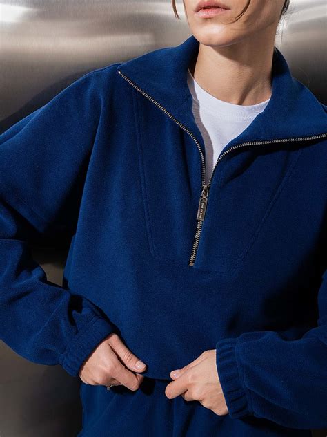 Світшот-поло синього кольору флісовий за 2090 грн Купити в інтернет ...