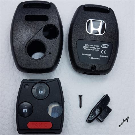 Carcasa Llave Honda Civic Crv Fit City Pilot Ridgline Insigh MC KEYS