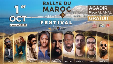 French Montana Aya Nakamura Et Dadju à Laffiche Du Festival Rallye Du