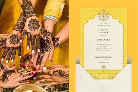 Paper & Party Supplies Templates Customizable Mehndi Ceremony ...