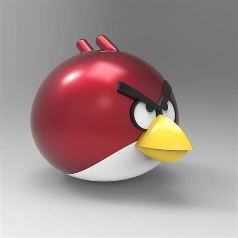 Angry Bird 1 3d Model Cgtrader