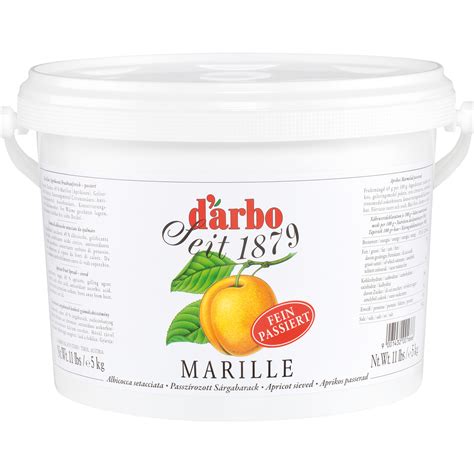 Transgourmet Sterreich Darbo Marille Passiert Fruchtanteil Kg