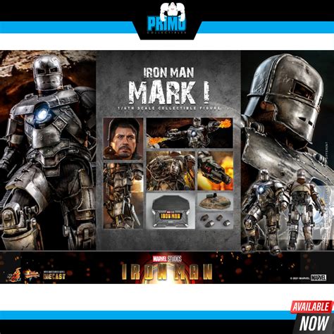 Hot Toys MMS D Iron Man Th Scale Iron Man Mark I Collectible Figure Ready Stock