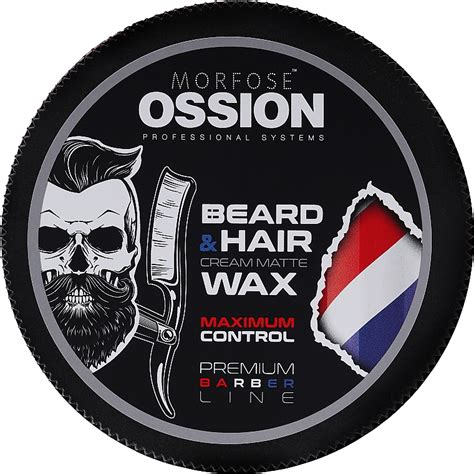 Cera Para Cabello Beard and Hair, Hombre - Ossion - Mendieta Beauty