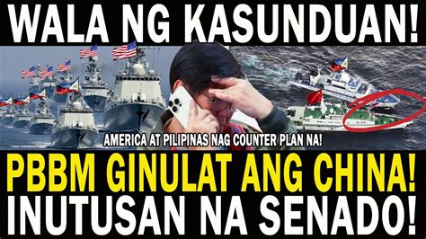 WALA NG KASUNDUAN PBBM GINULAT CHINA NAG COUNTER PLAN NA AMERICA AT