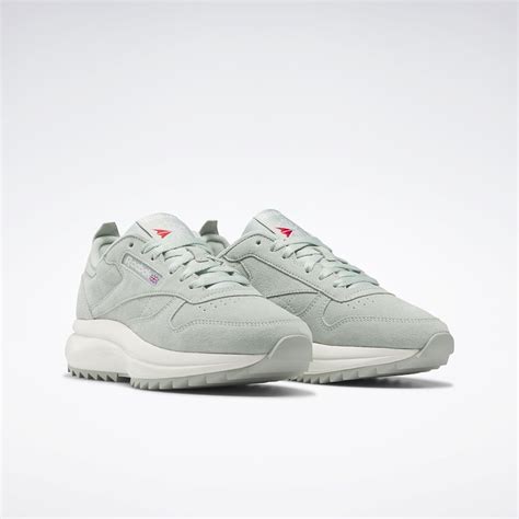 Classic Leather Sp Extra Shoes In Chalk Sea Spray Chalk Reebok Official Uk