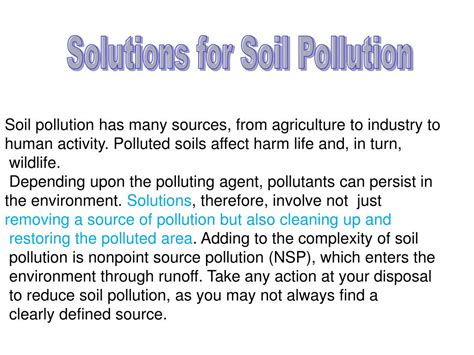 PPT - SOIL POLLUTION PowerPoint Presentation, free download - ID:4347729