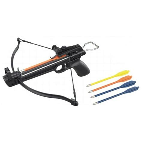 New Hand Held Hunting Archery 50lb Pistol Crossbow Gun With 5 Bolts