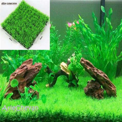 Rumput Sintetis Untuk Aquarium Model Halus X Cm Lazada Indonesia