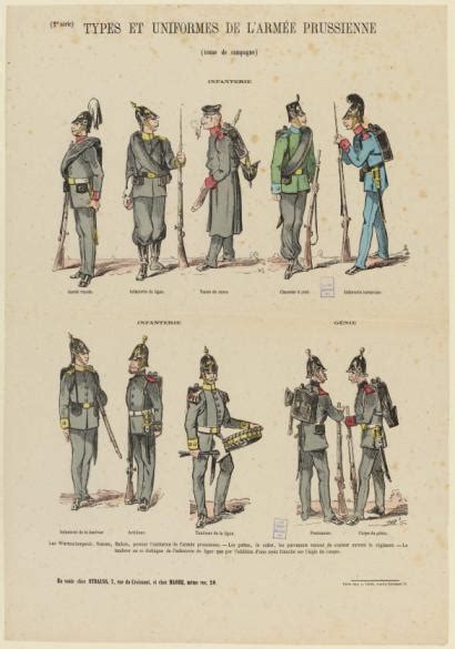 Types Et Uniformes De Larmée Prussienne 2e Série Paris Musées