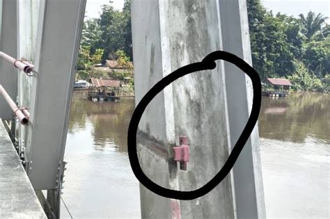 Waduh Pagar Besi Pembatas Jembatan Siak II Dicuri