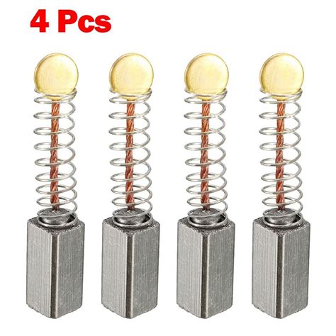 4pcs Carbon Brushes For Electric Motors 10mm X 5 X 5mm Replacement Part Ebay