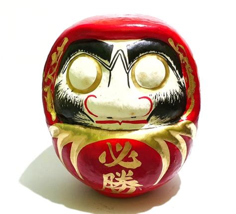 Vintage Extra Large Classic Red Daruma Wishing Doll Japanese Etsy