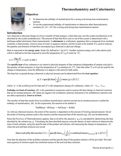 Thermochemistry Interpreting Graphics Answer Key 2
