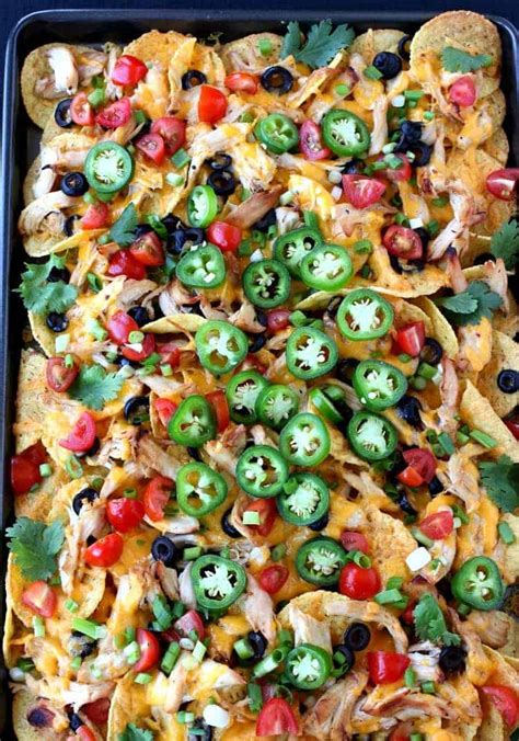 Sheet Pan Chicken Nachos Mantitlement