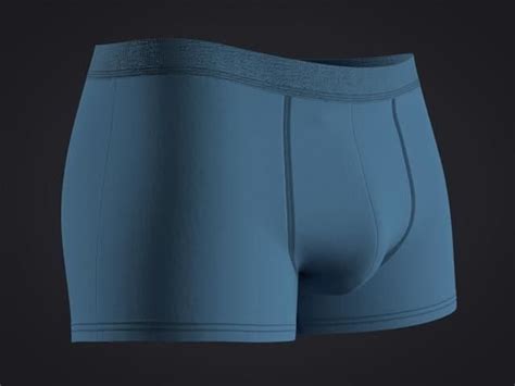 Underwear Boxer Briefs 3d Model Cgtrader