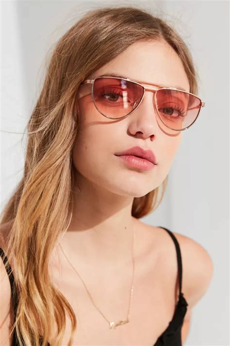 Miami Flat Top Aviator Sunglasses Urban Outfitters Canada