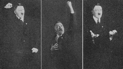 Pictures Show Adolf Hitler Practising Poses For His Speeches The