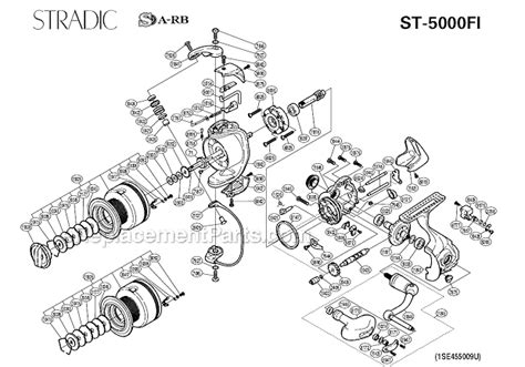 Shimano Stradic Spinning Reel St Fi Ereplacementparts