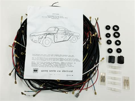 1968 1969 ALL Karmann Ghia VW COMPLETE Wiring Works Wire Harness Kit