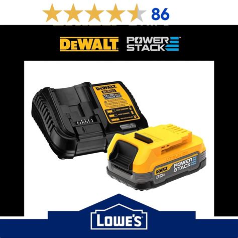 Dewalt 20v Max Starter Kit With Powerstack Compact Battery And Charger